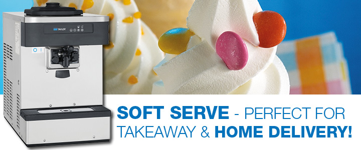 Soft Serve – Ideal for Eat-In, Takeaway or Even Home Delivery!