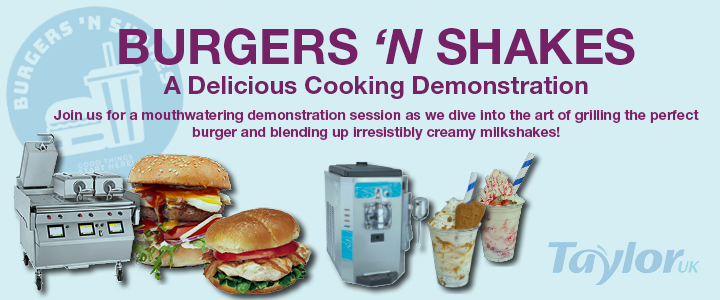 Burgers ‘n Shakes – Live Cooking Demo